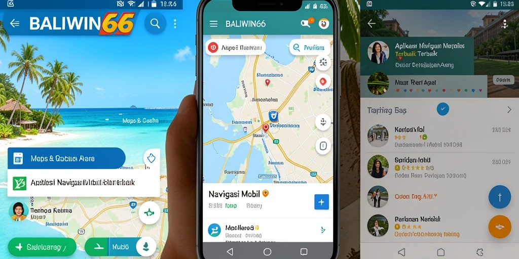 Antarmuka BALIWIN66 menampilkan petunjuk arah navigasi yang jelas.