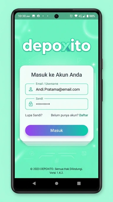 Masuk ke Akun Depoxito dengan Mudah